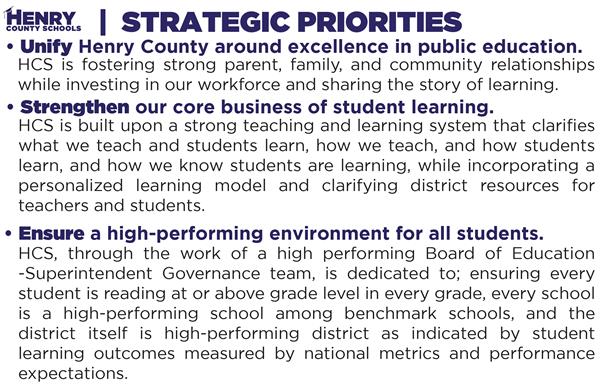 HCS Strategic Priorities 